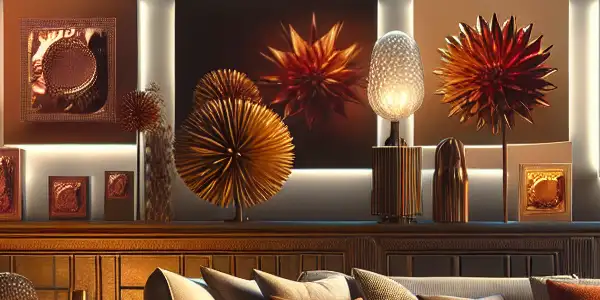 A cozy, intimate display of popular condom brands in a luxurious setting, emphasizing safety and enjoyment in adult entertainment.